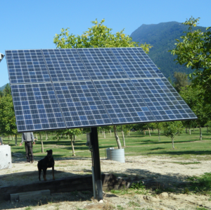 Pole Mounted Solar Panels for Small Home Solar Kits