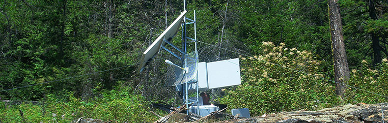 Island repeater station by IPS Integrated Power Systems Kelowna BC
