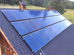 Grid-Tie Solar Power Installation with 40 solar panels and a 10kw inverter