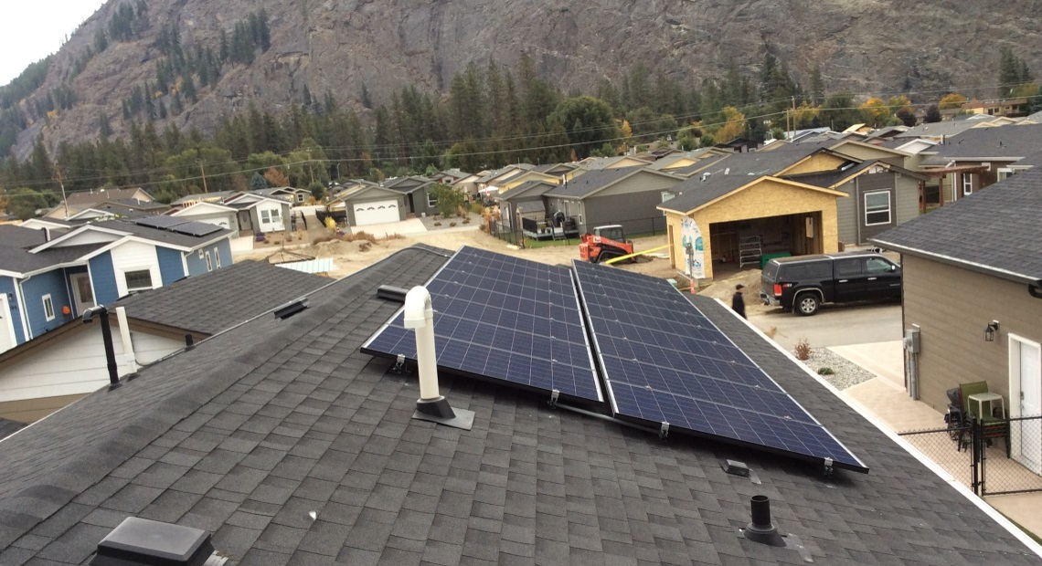 This Grid-Tie Solar Power Installation requiried 18 solar panels and a 10 kilowatt inverter